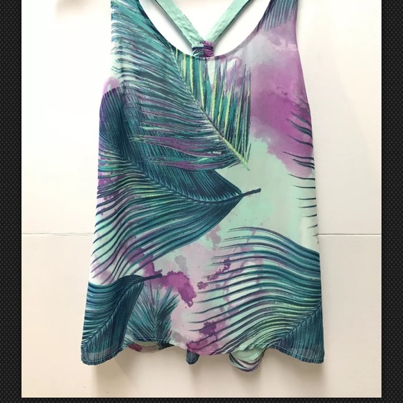 Old Navy 100% Polyester Tank Top Womens Size SPP - Picture 4 of 7